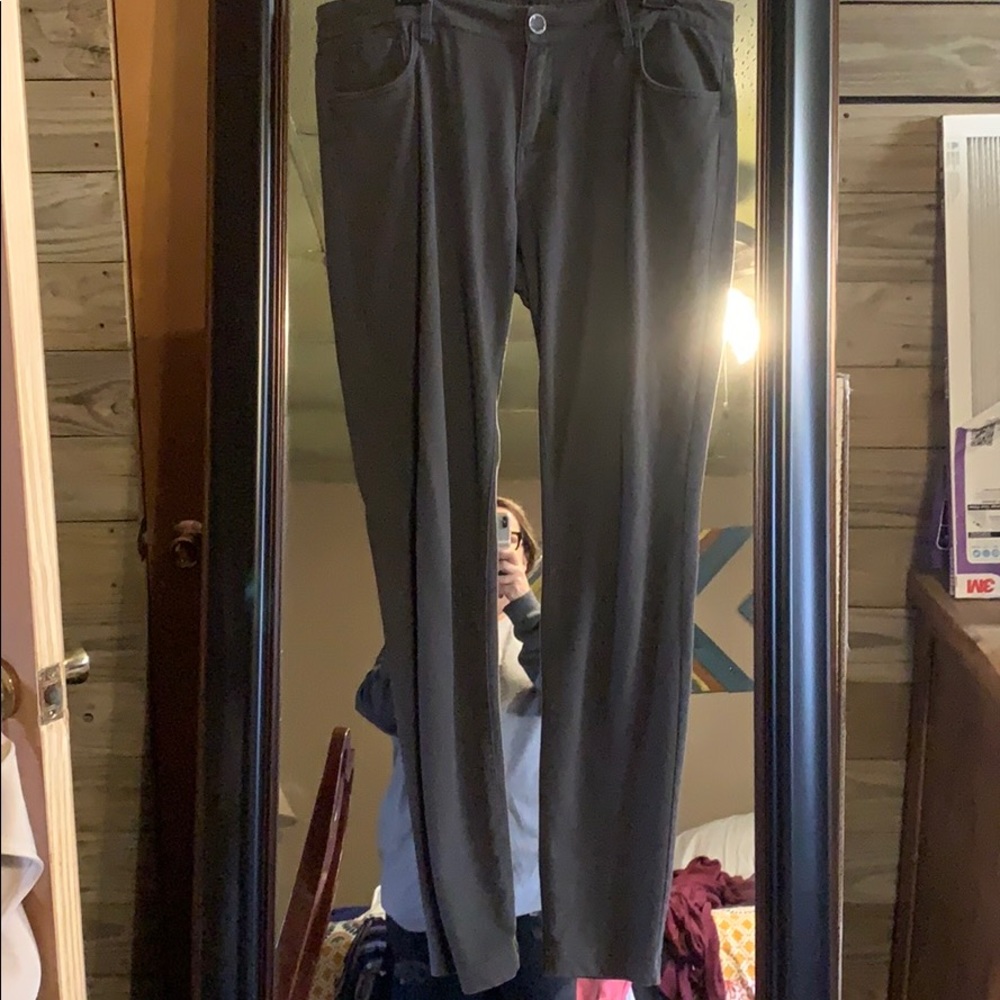 Skinny leg slacks